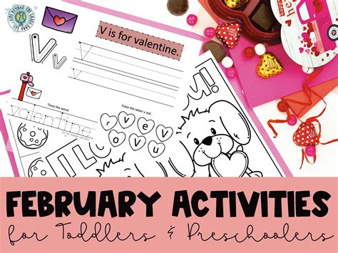 February Activity Booklet For Toddlers By Teach Simple