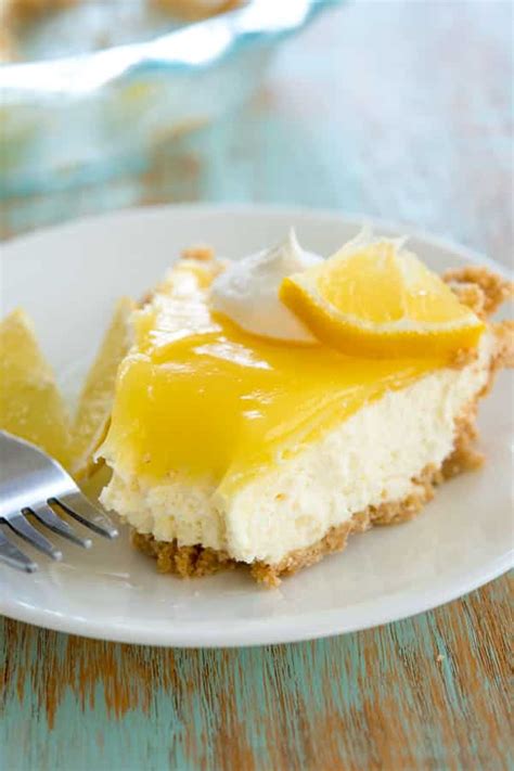 Lemon Cream Cheese Pie No Bake Kitchen Gidget