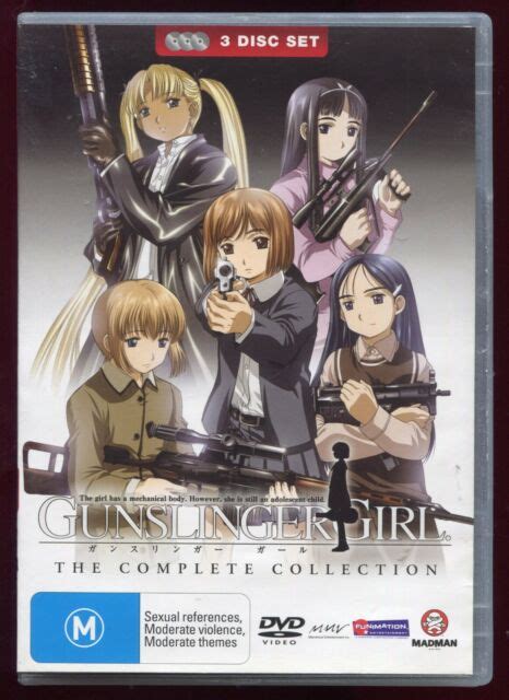Gunslinger Girl Complete Collection Dvd 2006 3 Disc Set For Sale