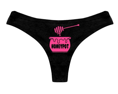 Honeypot Panties Funny Sexy Slutty Naughty Bachelorette Party Bridal T Panty Honey Pot Womens