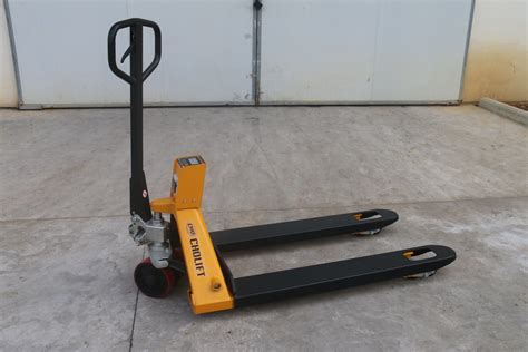 Cholift 2t Hand Hydraulic Scale Pallet Truck With Printer China