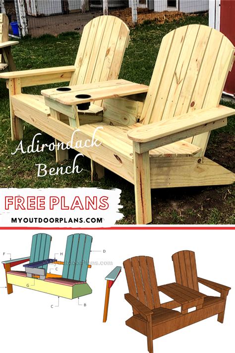 How To Build And Adirondack Bench Outdoor Woodworking Plans Outdoor