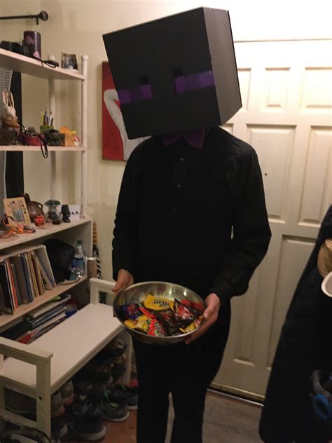 Enderman Cosplay Inspired By Uedwinologys Group Photo Rminecraft