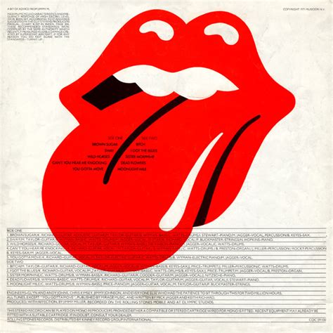 This 30.5x30.5cm print features the classic artwork to the rolling stones album 'sticky fingers' released. Album Cover of the Week: The Rolling Stones — Sticky ...