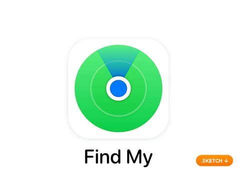 Apple Find My App Icon Ios 13 Freebie By Around Sketch On Dribbble