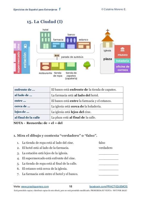 Ejercicios Espanol 1 Spanish Worksheets Spanish Classroom Activities