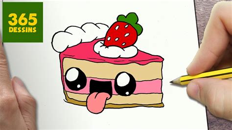 Dessin kawaii facile à faire, mettant en scène un autre personnage aussi appétissant. COMMENT DESSINER TARTE KAWAII ÉTAPE PAR ÉTAPE - Dessins ...