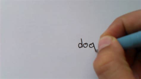 Kako Nacrtati Psa Od Reci Dog Youtube