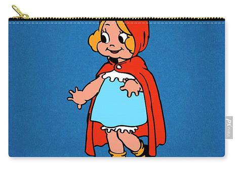 1934 Walt Disney Little Red Riding Hood Blueprint Colorized Patent Print Carry All Pouch By Greg