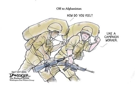 Soldiers Campaign Workers Danziger Cartoons