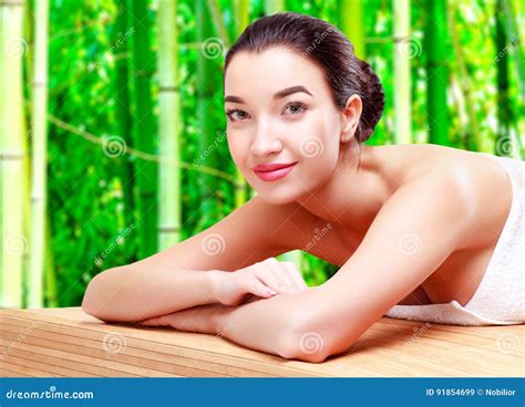 Young Beautiful Asian Woman Relaxing At Spa Salon Stock Image Image Of Lady Pleasure 91854699
