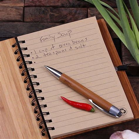 My recipes tend to have many variations, and can be done differently depending on the desired outcome. Personalized Spiral Recipe Notebook, Pen & Utensil Set ...