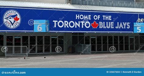 Home Of The Blue Jays Editorial Stock Image Image Of Gate 32607604