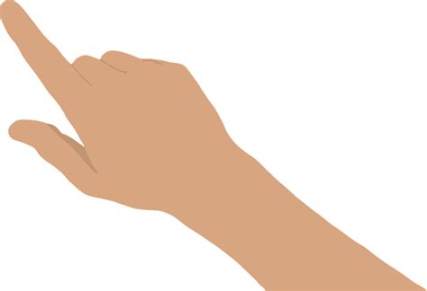 Pointing Hand Vector