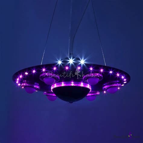 Light your living room and create an inviting atmosphere with the right table lamp. Navy Blue UFO Shape Suspended Light Metal 6 Heads Chandelier Lamp for Boys Bedroom ...