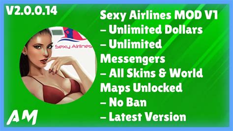 Sexy Airlines Mod Apk V20014 Unlimited Dollarsmessengers And No Ban Latest Version ~ Andro