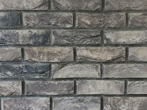 Slate Grey 25 Hand Made Brick Slips Brick Wall Tiles Warwick