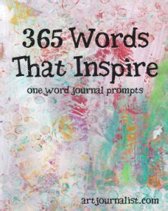 365 One Word Art Journal Prompts - Artjournalist Some 300 drawing prompts characters and hands (more in art tag).