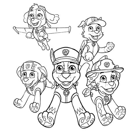 Paw Patrol: Coloring Pages & Books - 100% FREE and printable!
