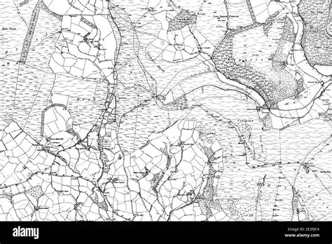 Map Of Radnorshire Os Map Name 015 Ne Ordnance Survey 1888 1891 Stock