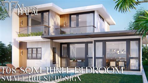 3 Bedroom Home Design Idea With Interior Design 108 Sqm Only Youtube