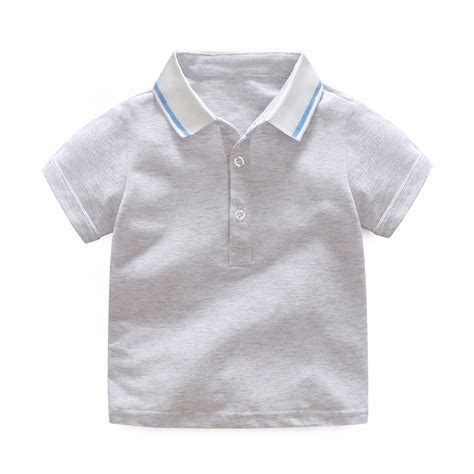 Wholesale Summer 100 Cotton White Polo Shirts Kids For School Students