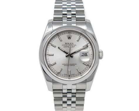 Rolex Datejust 36 116200 Wristwatch Silver Index