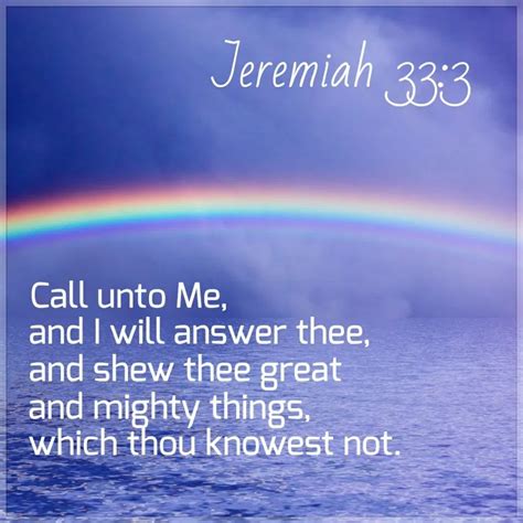 Jeremiah 333 Kjv Hallelujah And Maranatha Amen Jeremiah 333 Kjv
