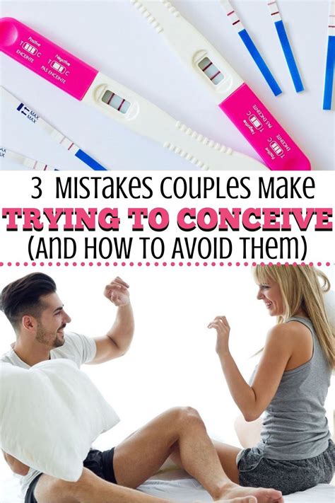 3 common trying to conceive mistakes and how to avoid them