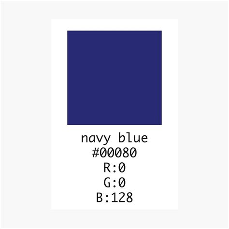 Us Navy Blue Color Codes The Hex Rgb And Cmyk Values That 60 Off