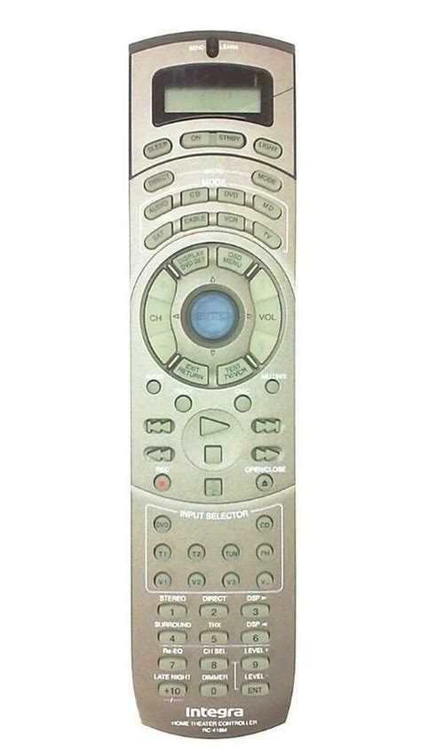 genuine INTEGRA RC-418M HOME THEATER RECEIVER REMOTE ...