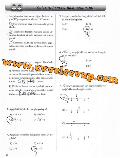 S N F Matematik K K E Yay Nlar Ders Kitab Cevaplar Sayfa