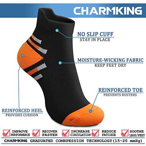 CHARMKING Compression Socks Women Men 6 Pairs 15 20 MmHg Is Best