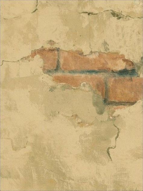 Tuscan Stone Wallpaper Brown Faux Wall Wallpaper