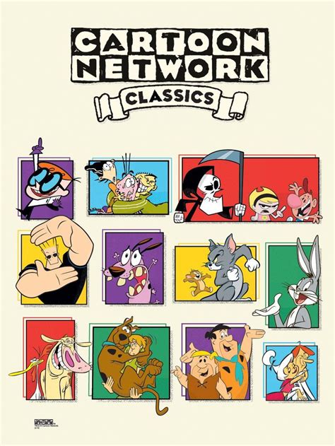 The Cartoon Network Classic Series Is Shown In This Image And It S All