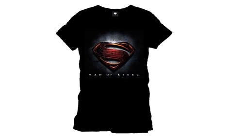 Superman Man Of Steel Logo T Shirt Movie Clothing Superhero Film