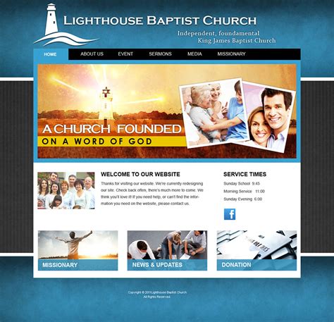 Church Website Design And Church Logo Design