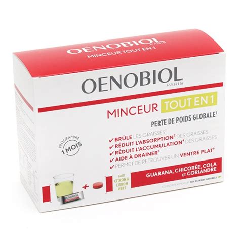 Oenobiol Minceur Tout En 1 Coffret 1 Mois Perte De Poids