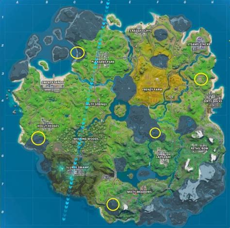 Luckily, a dedicated member of the fortnite community has created a map that pinpoints important locations for each of the challenges. Fortnite: Chapter 2 - Where to find E.G.O. outposts - VG247