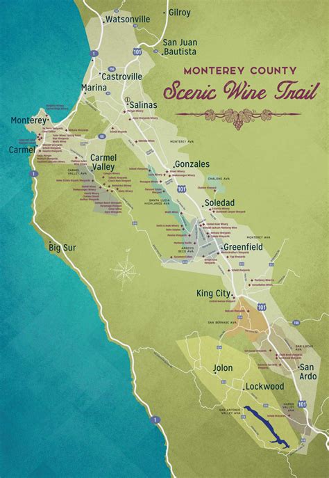 Monterey County Wineries And Tasting Rooms Soul Of Ca