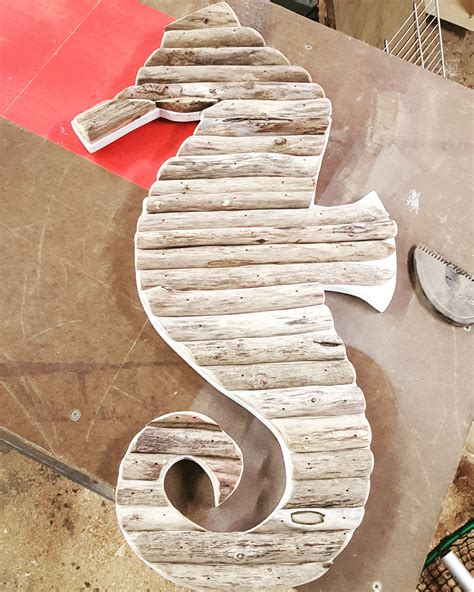 Driftwood Seahorse Wall Decor Woodworking