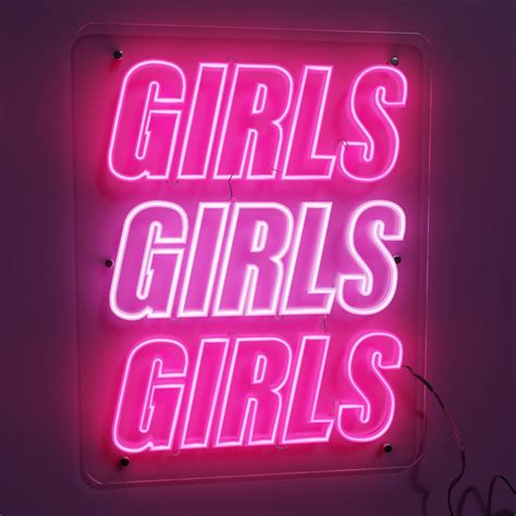 Led Neon Signs Girls For Bar Bedroom Neon Light Handmade Etsy