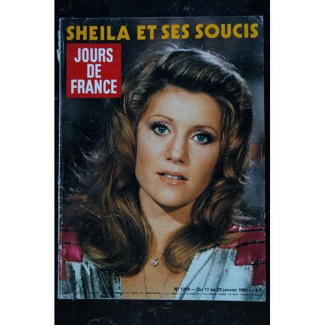 Jours De France 1359 Janvier 1981 Cover Sheila Et Ses Soucis Les Larmes