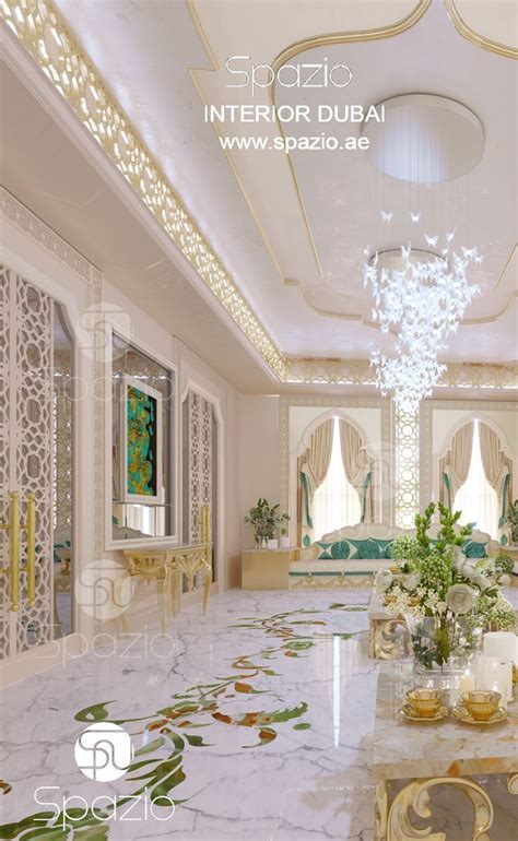 A Luxury Arabic Majlis Interior Design In Dubai Was Created By Spazio