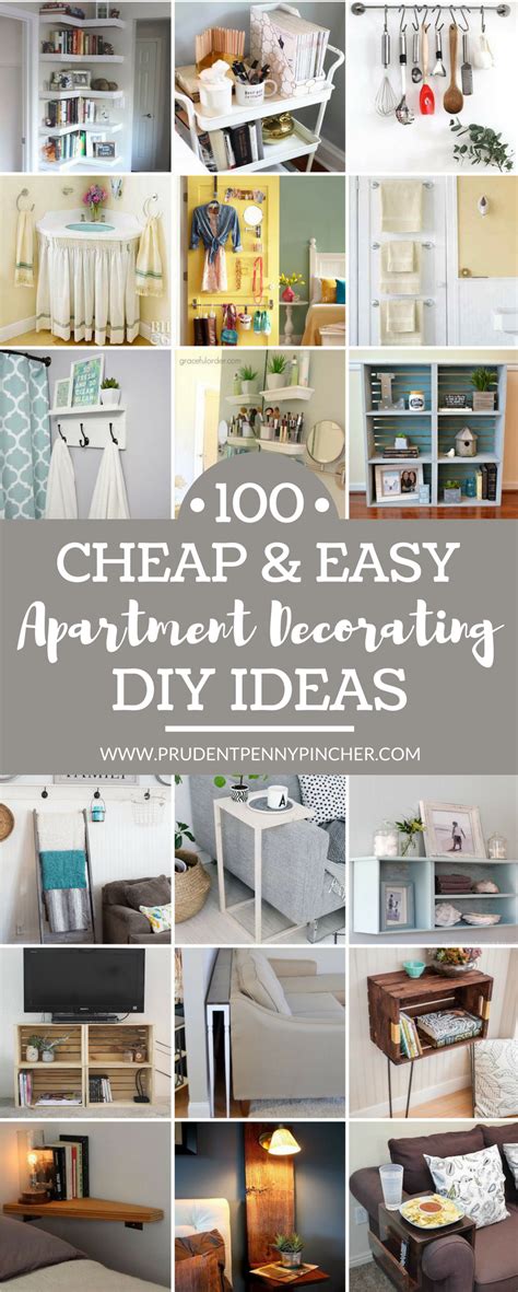 Cool diy ideas for your homedo not spend a lot of money on furniture as we share some cool ideas that you can make with your hands. 100 Cheap and Easy DIY Apartment Decorating Ideas | Diy ...