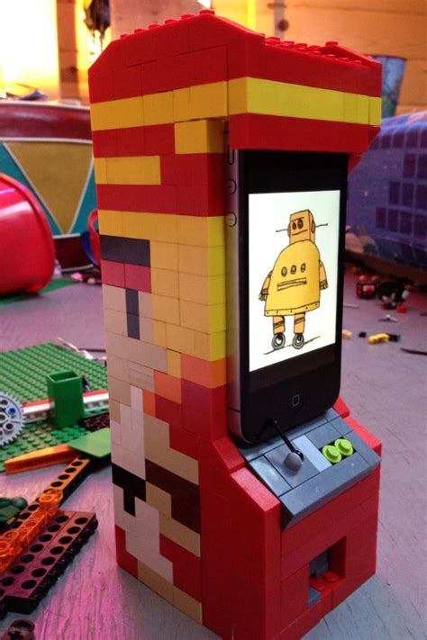 Lego Iphone Stand Arcade Machine 3 Steps Instructables