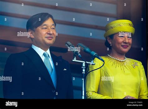 Japans New Emperor Naruhito And Empress Masako Appear During Their