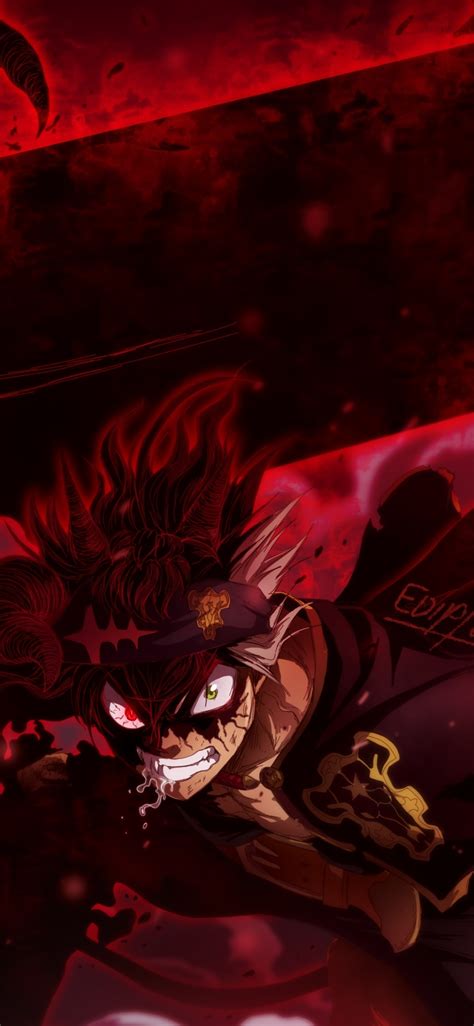 Follow the vibe and change your wallpaper every day! 1125x2436 Asta in Black Clover Iphone XS,Iphone 10,Iphone ...