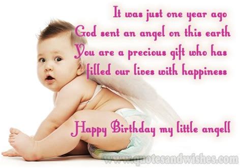 1st birthday wishes for baby boy and baby girl. Pin on Baby