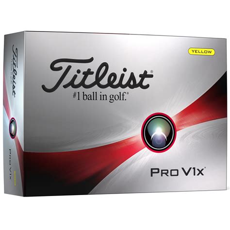 Titleist 2023 Pro V1x Golf Balls Yellow Dozen Scottsdale Golf